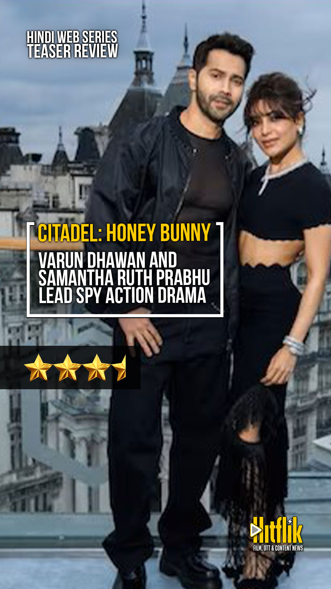 Samantha Ruth Prabhu, Varun Dhawan, Citadel Honey Bunny