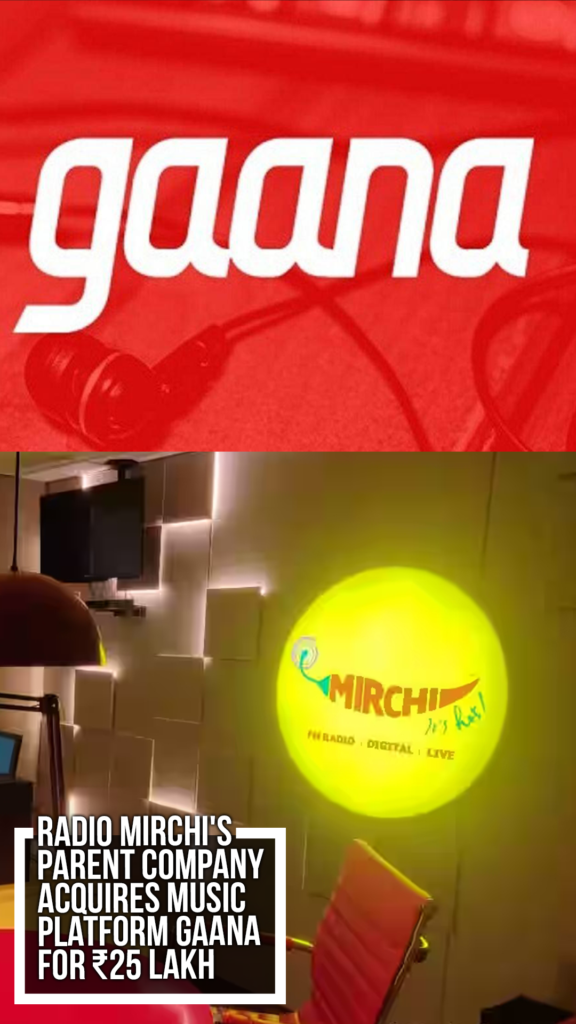 Radio Mirchi, Gaana