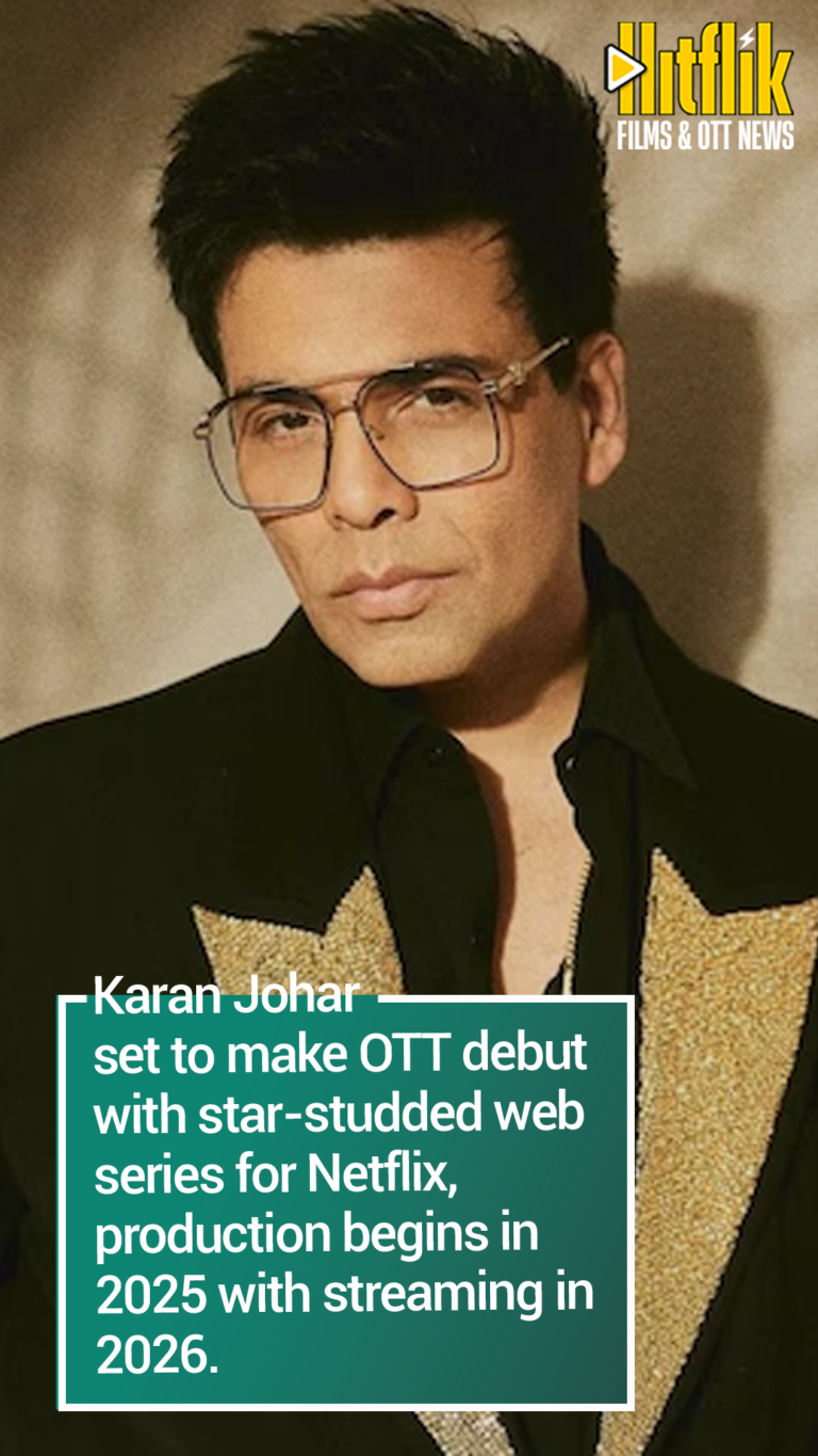 Karan Johar, OTT debut,