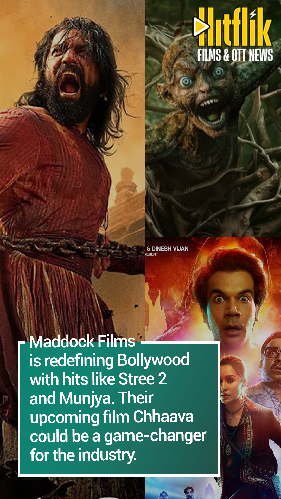 Maddock Films, Stree 2, Munjya, Chaava, Vicky Kaushal