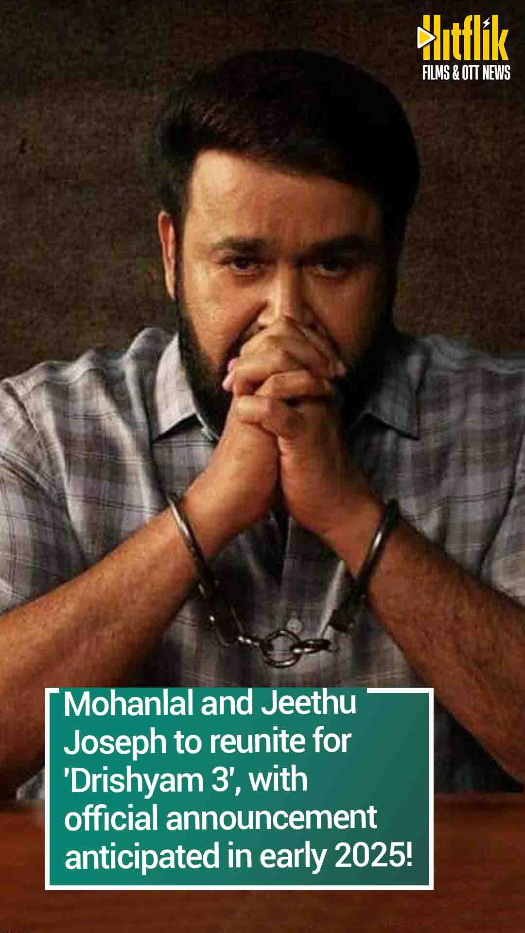 Drishyam 3, Mohanlal, Jeethu Joseph, Drishyam franchise, George Kutty, Meena, crime drama, theatrical release, Drishyam 2, Kerala cinema.