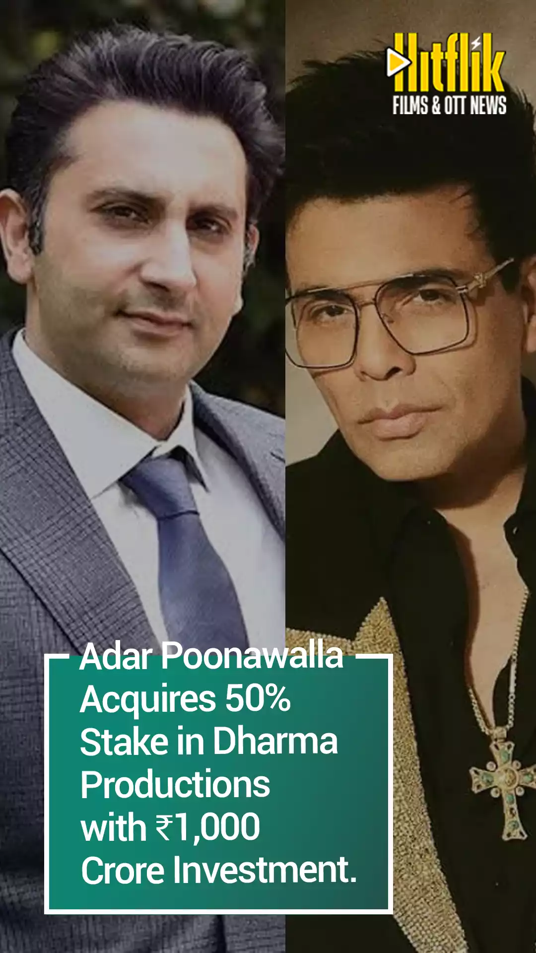 Adar Poonawalla, Karan Johar