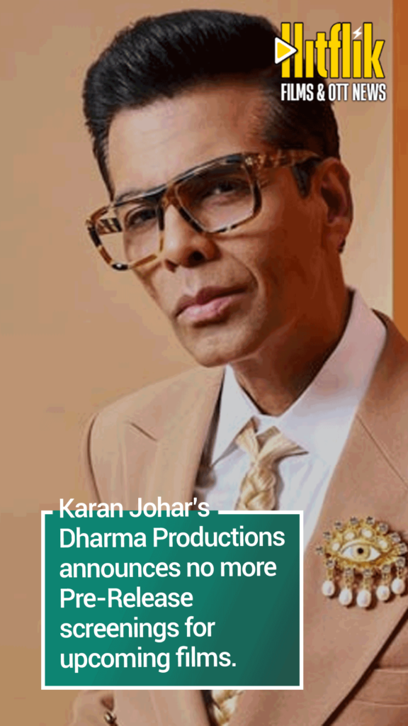 Karan Johar, Dharma Productions, pre-release