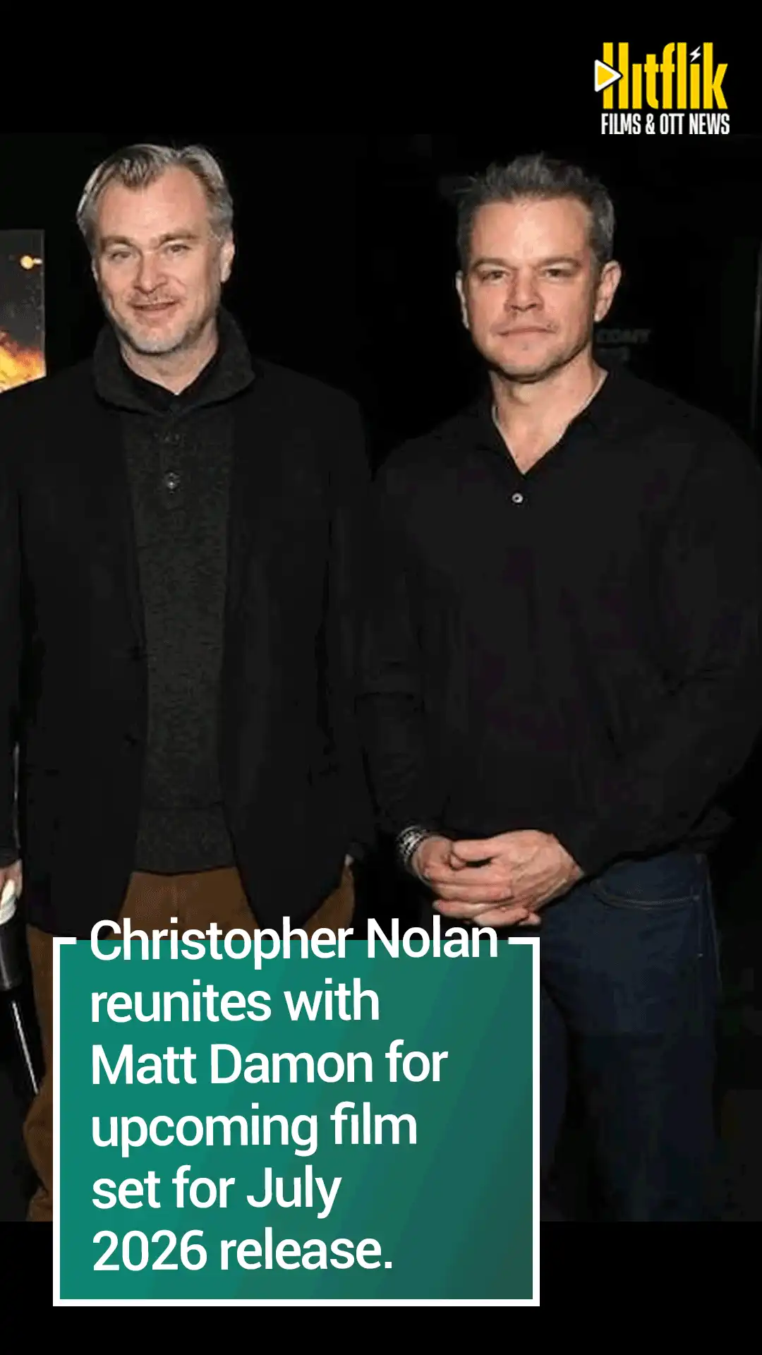 Christopher Nolan, Matt Damon